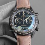 JH Omega Speedmaster Dark Side of the Moon Watch Black Chronograph Dial